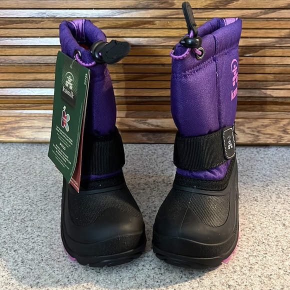 Kamik Rocket Purple -40°F Winter Boots Toddler Girl Size 8 NWT - Picture 5 of 11